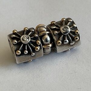 Pandora Silver and Gold Bracelet Charm